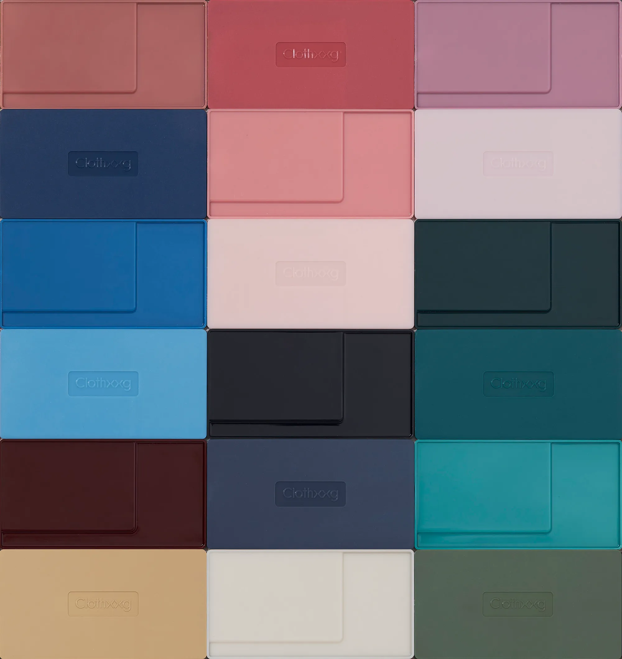 マテリアルのカラー展開例